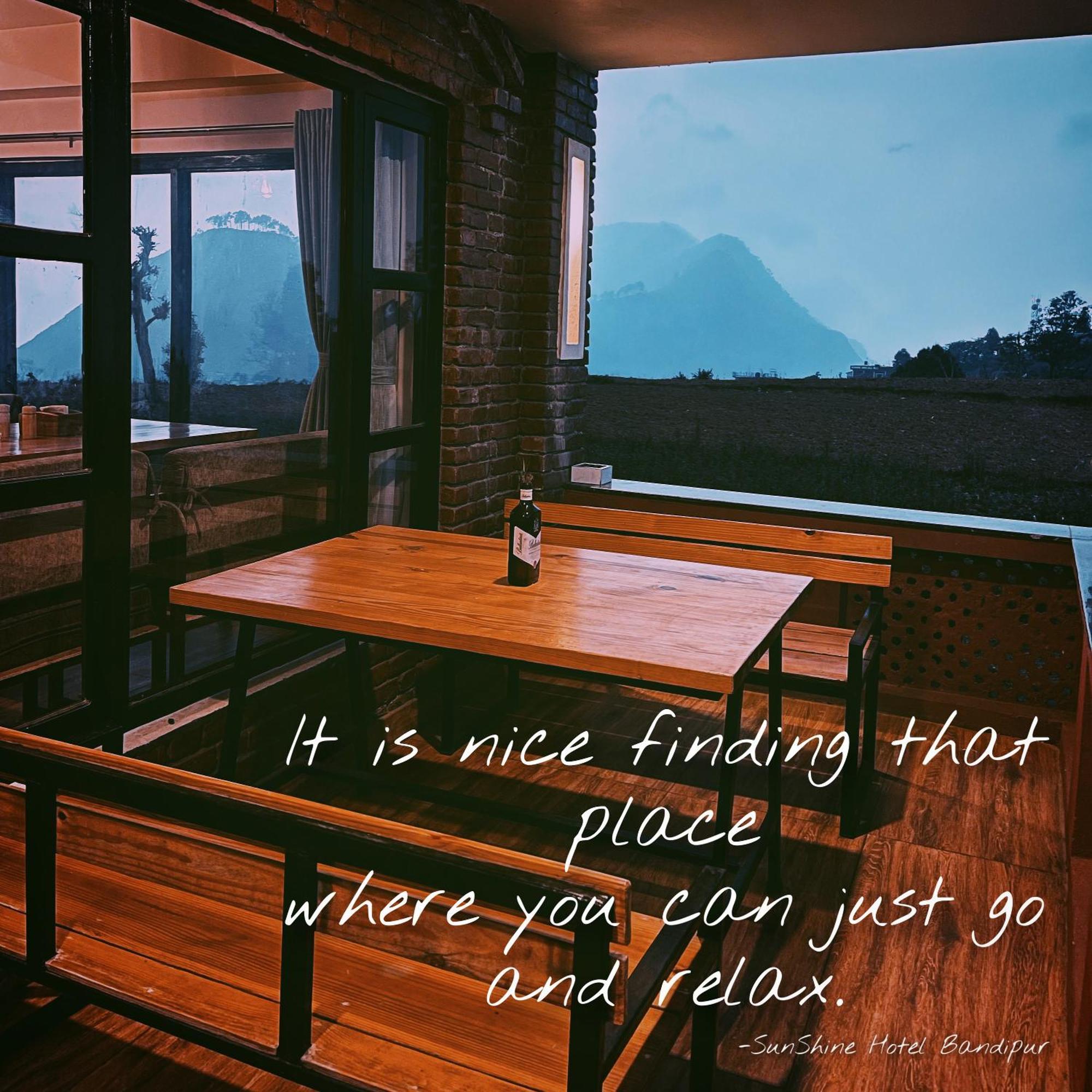 Sunshine Hotel Bandipur Tanahun Eksteriør billede